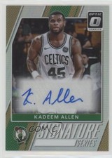 2017 Panini Donruss Optic Signature Series Holo Prizm Kadeem Allen #11 Auto 2r7