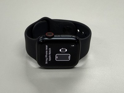 Apple Watch Series 7 Aluminum 41 mm GPS + Cellular Midnight Black
