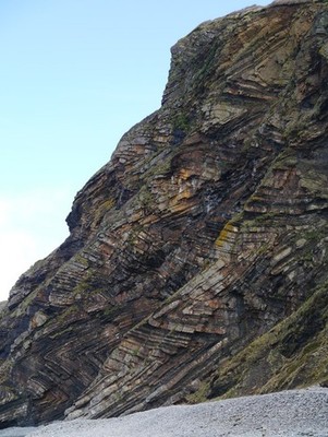 Photo A2 Penhalt Cliff Foxhole Point Millook Haven  c2013