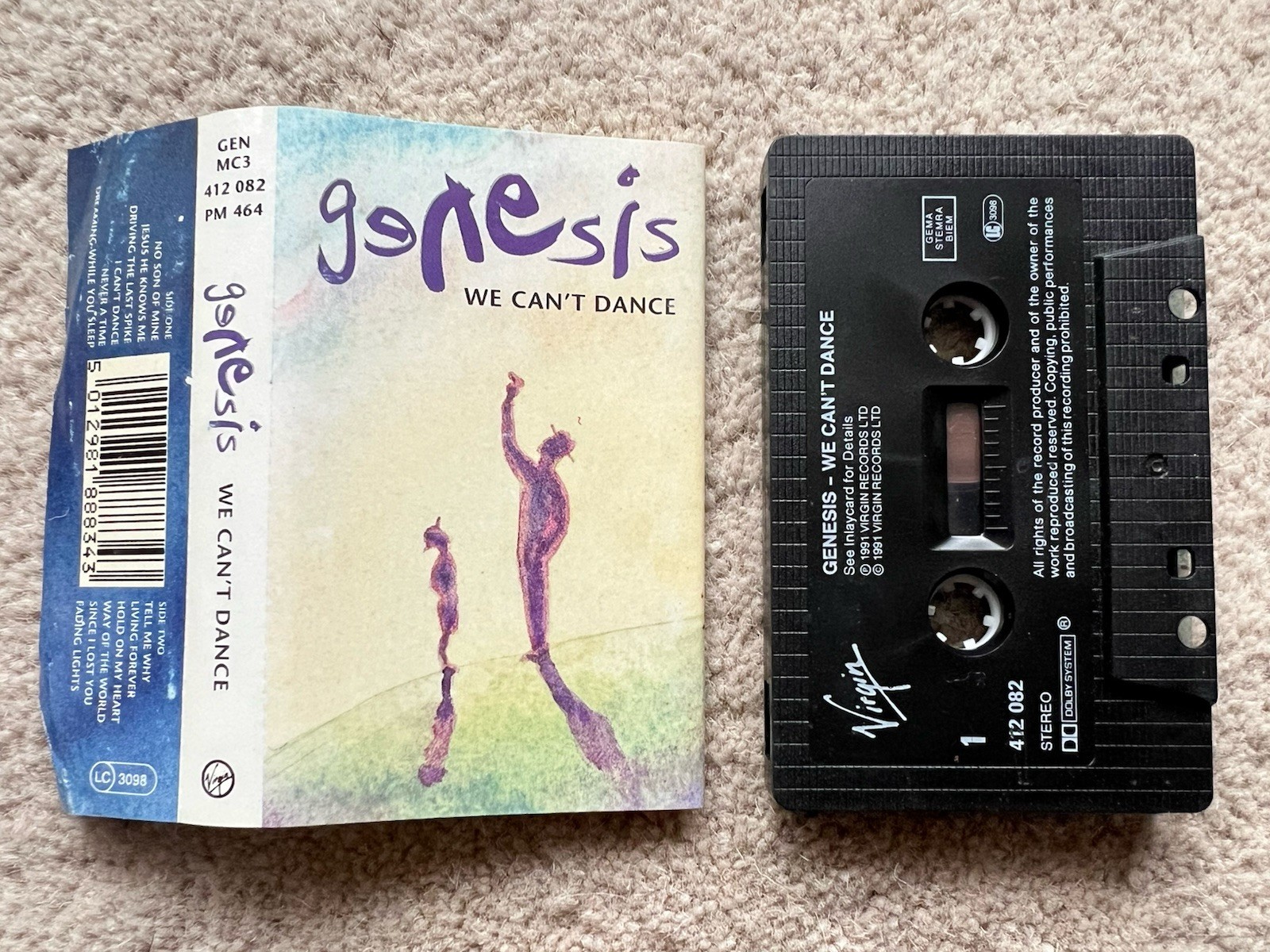 Genesis We Can’t Dance Cassette Tape Phil Collins Free Post UK