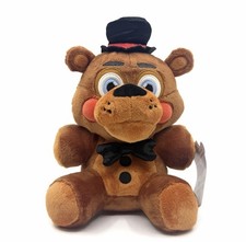 Five Nights at Freddy s FNAF 2 Jazwares Toy Freddy Plush 8" GITD Eyes NEW NWT