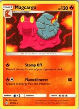 MAGCARGO 27/236 R COSMIC ECLIPSE POKEMON LP MAGCARGO