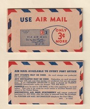 AIR MAIL ETIQUETTE BKLET  panes M NH , 1939 - 40