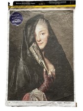 Decoupagepapier Veiled Lady Posh Chalk A3