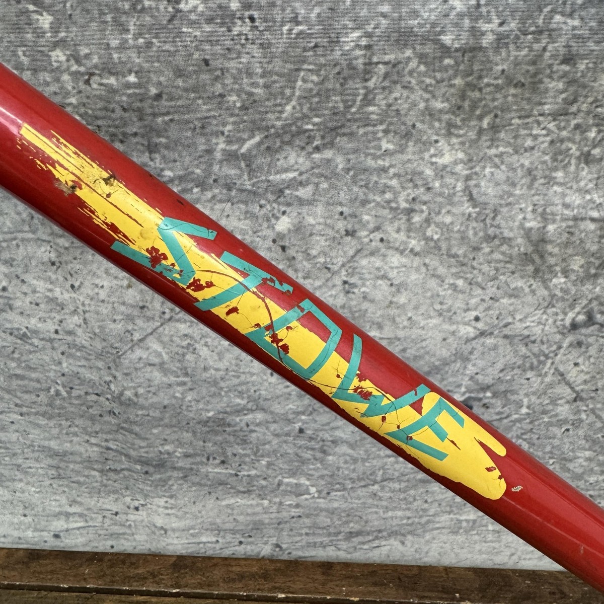 Vintage Stowe Track Bike Frame 53 cm 21in Red Lugged Columbus