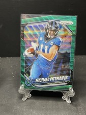2025 Panini Prizm - Michael Pittman Jr. #23 Green Wave Prizm