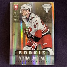 2013-14 PANINI TITANIUM HOCKEY RC CLASS 14 MICHAL JORDAN 078/100 #149