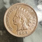 1903 INDIAN HEAD CENT VF