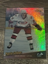 Martin Gelinas 1998-99 Topps Finest NO PROTECTOR REFRACTOR #8 NM-MT Hurricane SP