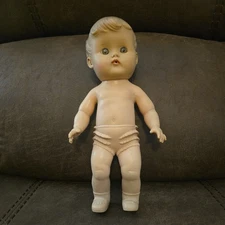 Vintage Collectible The Sun Rubber Co 1956 Baby Doll, Soft Rubber