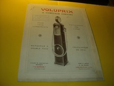 RARE DEPLIANT D EPOQUE POMPE A ESSENCE ASTER VOLUPRIX - satam boutillon themis