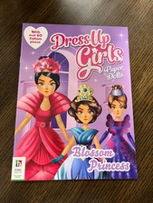 Dress Up Girls Paper Dolls Blossom Princess, With over 60 Fashion Pieces, New