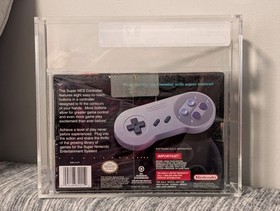 Original Super Nintendo SNES Controller Sealed New VGA 9.2 Graded 