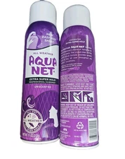 Aqua Net Professional Hairspray Super Hold Unscented All Weather Two Cans 