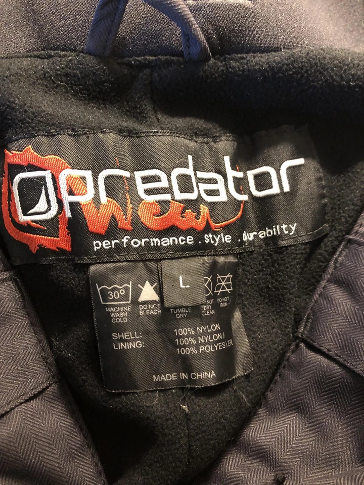 Predator Wear Snow Pants Mens Large Black Insulated Ski Snowboard AXIS Gaiters - Image 2 of 4