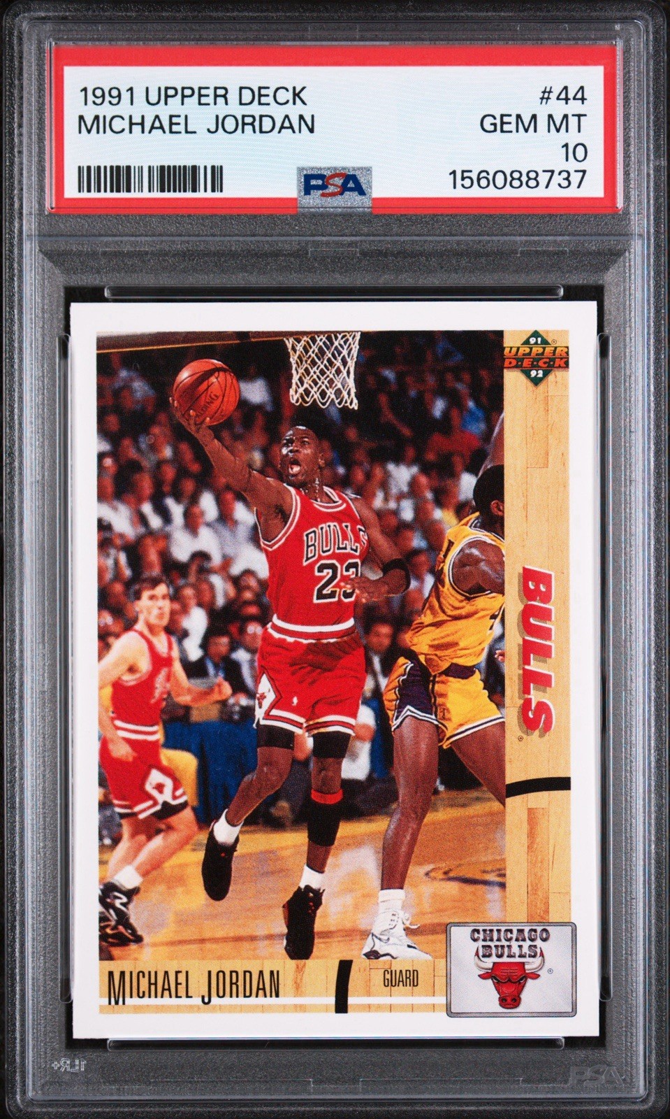 1991 Upper Deck #44 Michael Jordan PSA 10 Gem Mint Chicago Bulls HOF 