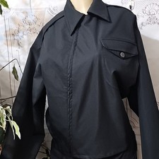 Chaqueta Kiko Kostadinov Murad Negra Cremallera Asimétrica 48 VER gráfico/medidas