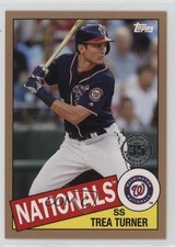 2020 Topps 1985 Topps Baseball Series 2 Gold 3/50 Trea Turner #85TB-50 1he4