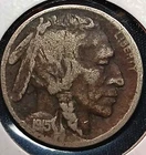 1915 P 5C INDIAN HEAD BUFFALO NICKEL EARLY US TYPE COIN  INDIAN HEAD