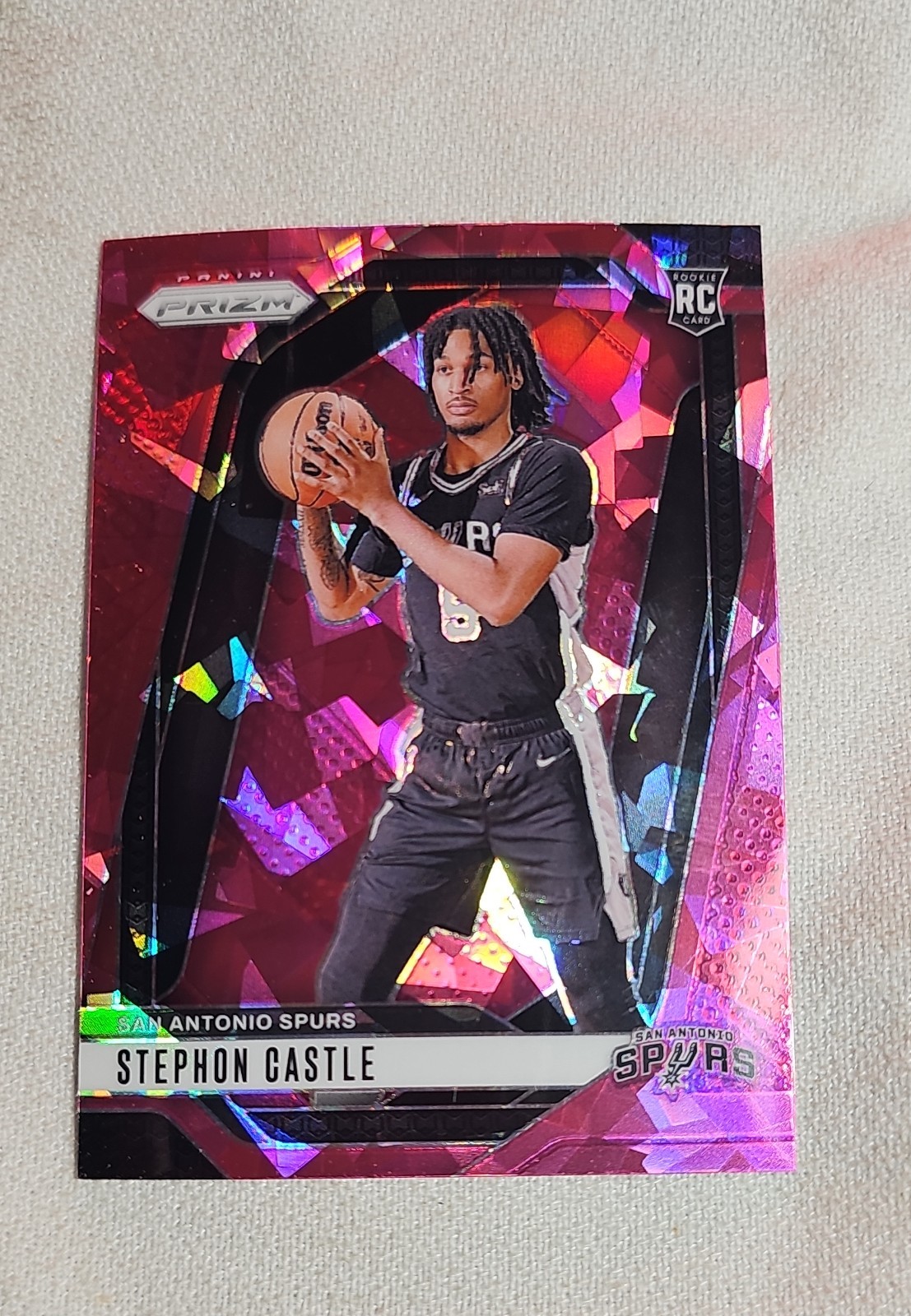 2024-25 Panini Prizm - Stephon Castle #234 Pink Ice Prizm (RC)