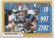 2020 Score Next Level Stats Gold Christian McCaffrey #NLS-CM 03us