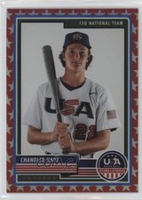 2023 Panini USA Baseball Stars & Stripes Red Prizm 29/149 Chandler Hart #28 10jr