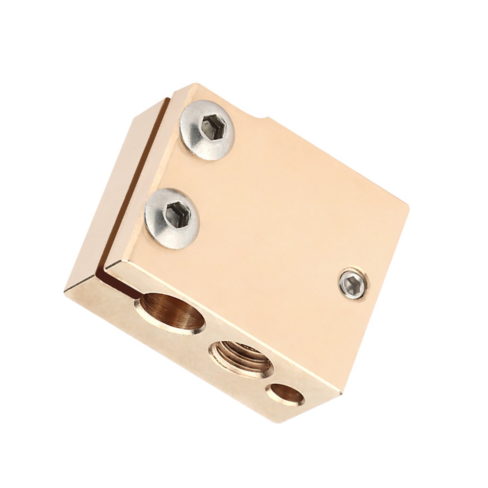 Brass Volcano Heater Block Hotend Head For E3D Hotend V6 Extruder PT100 L