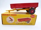 VINTAGE DINKY TOYS 319 WEEKS FARM TIPPING TRAILER IN ORIGINAL BOX 1961