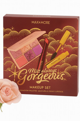 3-teilig MAX & MORE   Miss Always Gorgeous Make-up Set