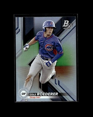2019 Bowman Platinum #TOP-98 Cole Roederer Top Prospects