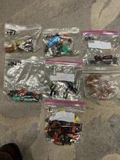 Lot of 2.3 pounds  of  Amplifier Capacitors .1 .047 .47 .22 .082 + more / used