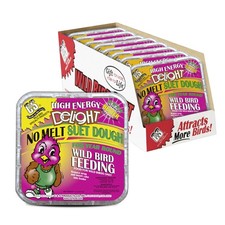 C S High Energy Delight No Melt Suet Dough, Suet Cakes for Wild Birds Including