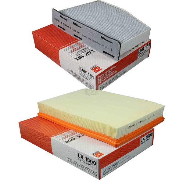 Mahle / Knecht Set Filterpaket Innenraumfilter LAK 181 Luftfilter LX 1500-image