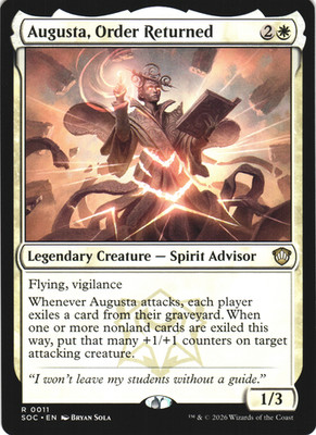 MTG | Augusta, Order Returned | Secrets of Strixhaven | NM | EN