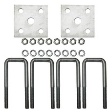 3006.7058 Single Axle Galvanized U-Bolt Kit for Mounting Boat Trailer Leaf