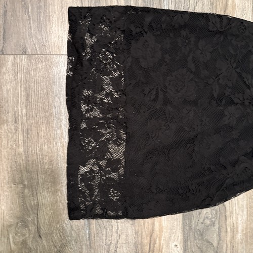 Size 8 Venus Sexy black lace floral dress high neck cocktail club dress - Picture 7 of 15
