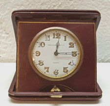Reise Uhr Watch Co 8 Day  Travel Clock Bigelow Kennard & Co