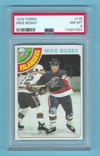 1978-79 Topps 115 Mike Bossy New York Islanders! ROOKIE! PSA 8 NM-MT!