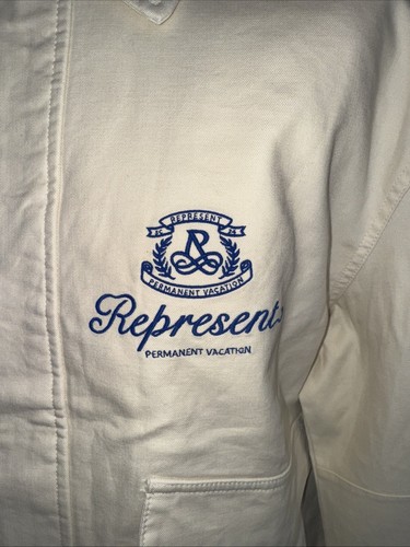 Chaqueta de vacaciones Represent talla M beige nueva sin etiquetas - Imagen 2 de 5
