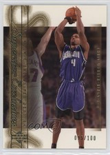 2003-04 Upper Deck Rookie Exclusives Superstar 95/100 Chris Webber #EX95 HOF gb9