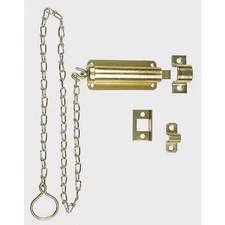 Zoro Select 1Wad8 Spring Loaded Chain Bolts,Brass
