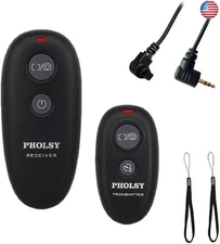 PHOLSY Camera Remote Wireless Shutter Release Control Compatible with Canon