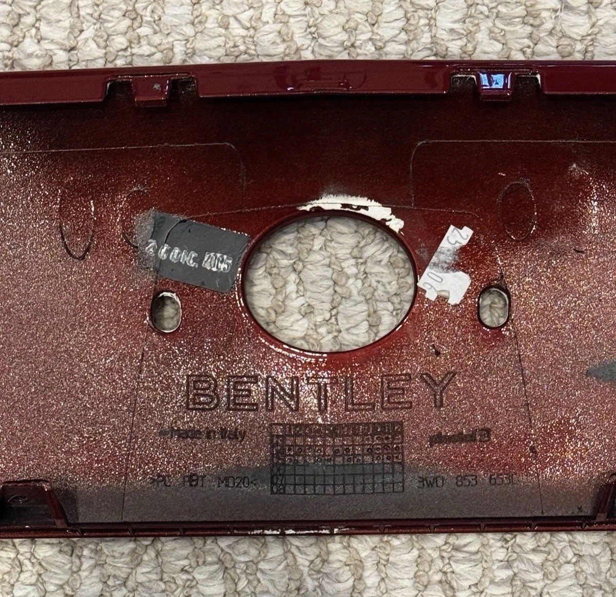 Bentley GT-GTC Continental Super sport Front Grill 2009-2011 OEM # 3W0853653