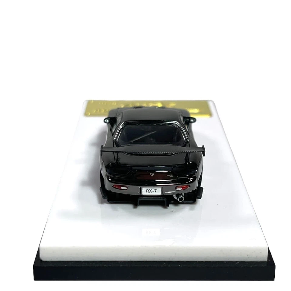 Modellino Auto MC Models 1/64 Mazda RX7 FD3S Chrome Black - Immagine 4 di 4