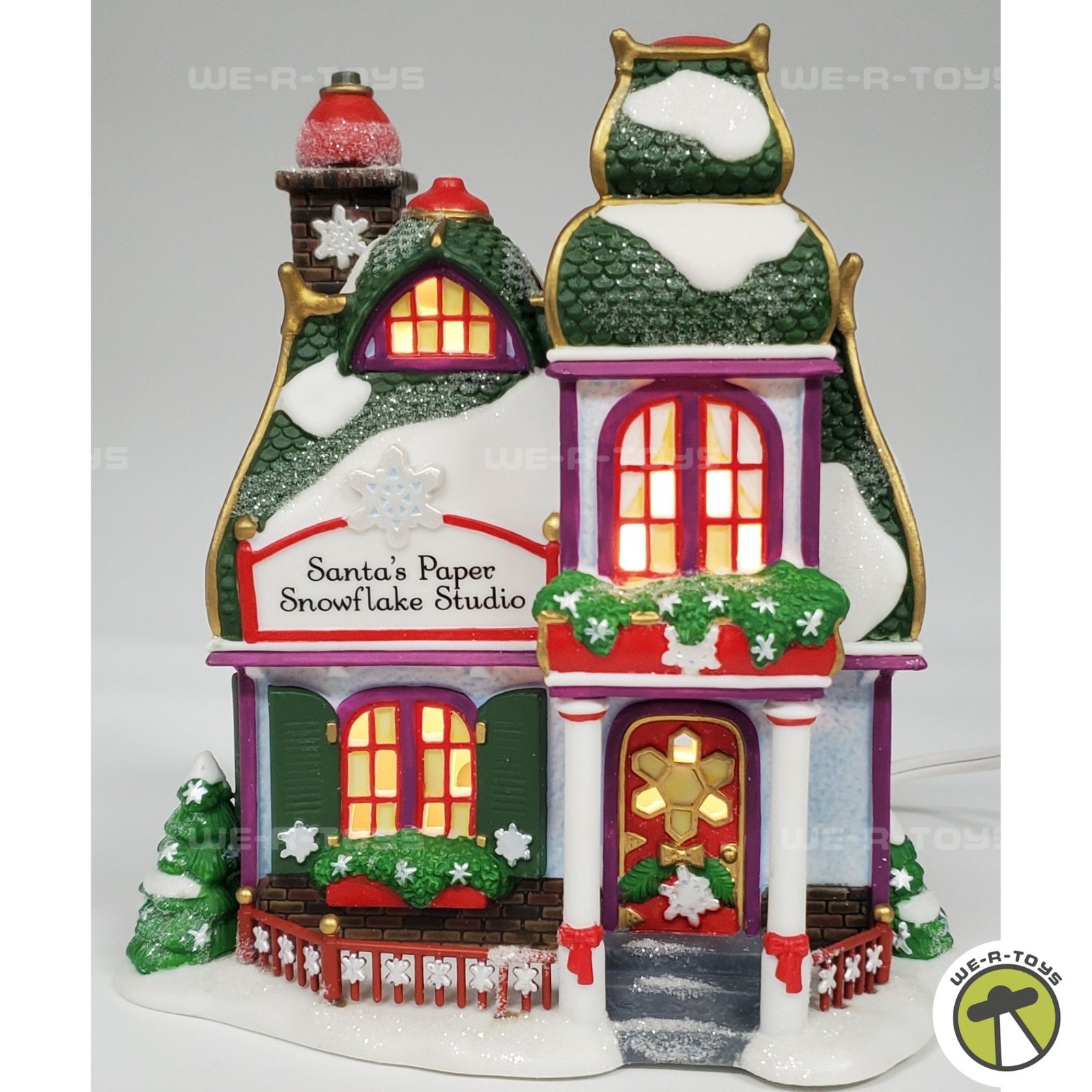 Department 56 North Pole Series Santa's Paper Snowflake Studio #56956U