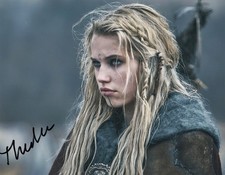 THE LAST KINGDOM: Thea Sofie Loch Naess HAND Signed 10x8 Photo SEE PHOTO PROOF 5