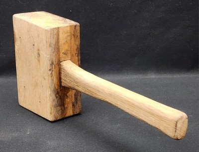 Sturdy Crafted Wooden Mallet Hammer Chisel Woodwork Carving Wood Carpenter Tool