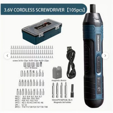 Cordless 3.6V Electric Screwdriver Set Rechargeable Mini Precision Repair Tool