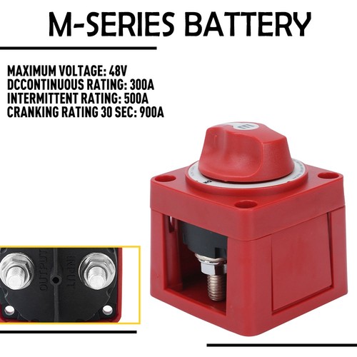 Systems 6006 m-Series Mini On-Off Battery Man Switch Knob Marine Red | eBay
