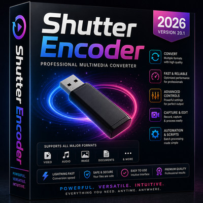 Shutter Encoder 2026 Convert Download YouTube Movies Videos Music ~ Windows